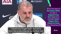 Wouldn't have been right to block Kane transfer - Postecoglou