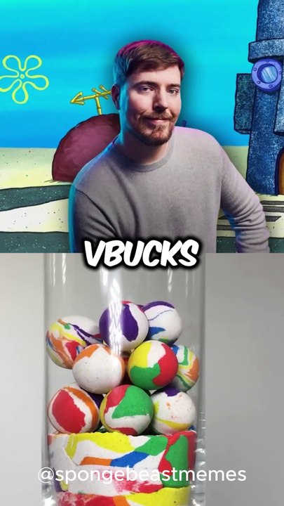 😱 WHO STOLE MRBEAST'S V-BUCKS?! SpongeBob's Fortnite Heist! 🎮