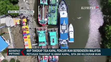 Detik-Detik Penangkapan Tiga Kapal Pencuri Ikan dari Malaysia di Selat Malaka