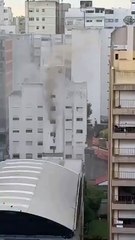 Se arrojaron del segundo piso de un hotel para salvarse de un incendio