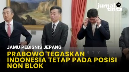 Prabowo di Hadapan Perwakilan Bisnis Jepang: 1000 Kawan Terlalu Sedikit, 1 Musuh Terlalu Banyak