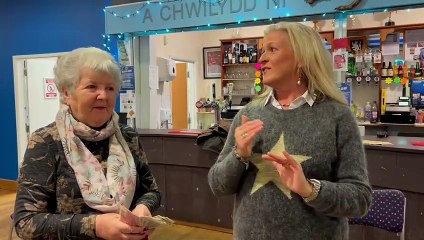 Aberystwyth's Bronglais League of Friends and HAHAV share concert donation