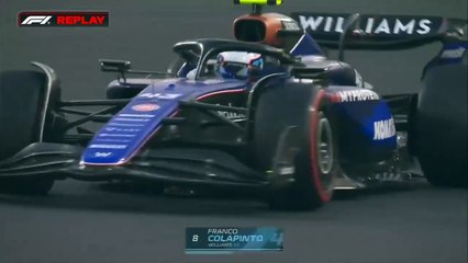 Franco Colapinto despistó en la FP2 del GP de Abu Dhabi