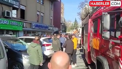 Zeytinburnu'nda Asansör Yangını Paniğe Neden Oldu