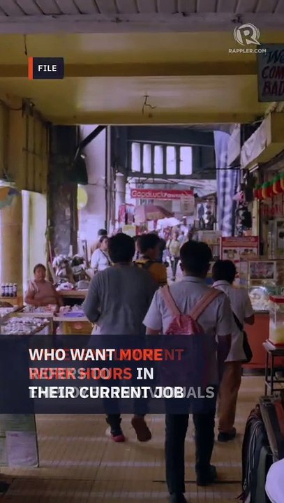 Current job not enough: Underemployed Filipinos...