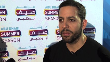 David Blaine brings his magic to Abu Dhabi.