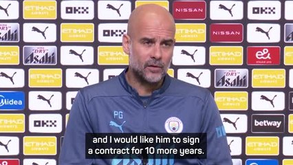 De Bruyne's legacy at Manchester City 'will be eternal' - Guardiola