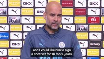 De Bruyne's legacy at Manchester City 'will be eternal' - Guardiola