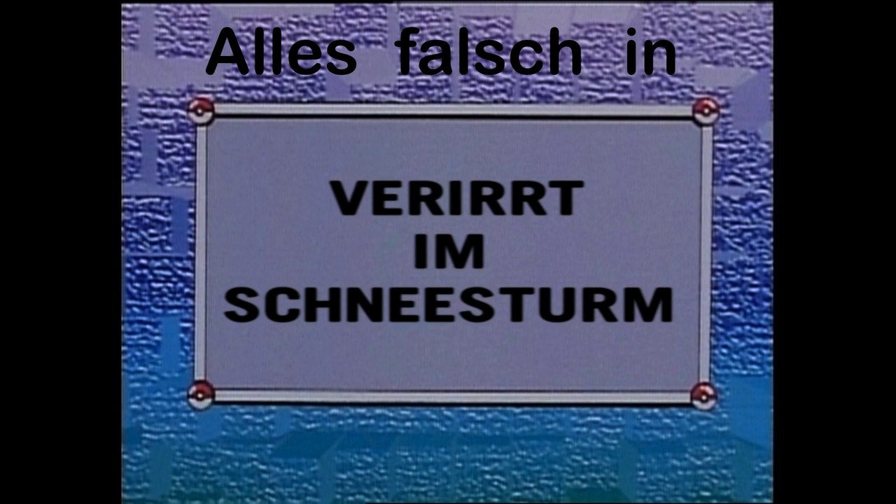 Alles Falsch in Pokémon: Episode 37 (Verirrt im Schneesturm)