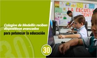 Colegios de Medellín reciben dispositivos avanzados para potenciar la educación