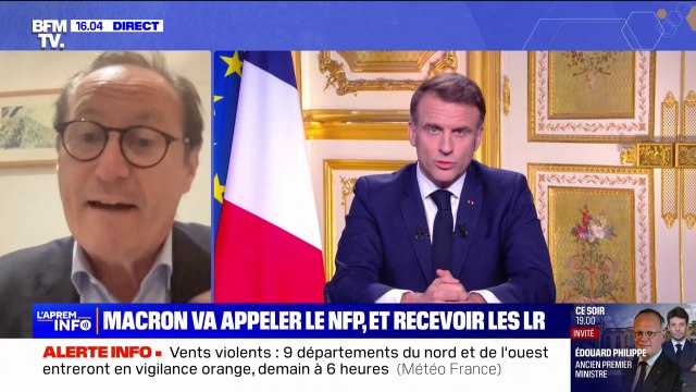 Nouvelle coalition gouvernementale: Les choses bougent (…) Les déclarations des Écologistes et PS sont très différentes maintenant que la censure a été votée , observe Bruno Fuchs (Modem)
