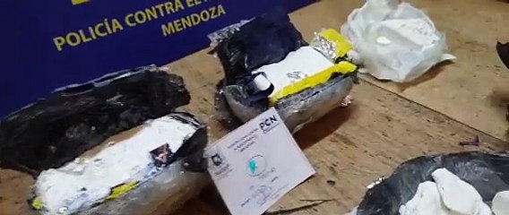 Nuevo kiosquito desbaratado en San Rafael: Casi un kilo de cocaína secuestrado y una pareja detenida