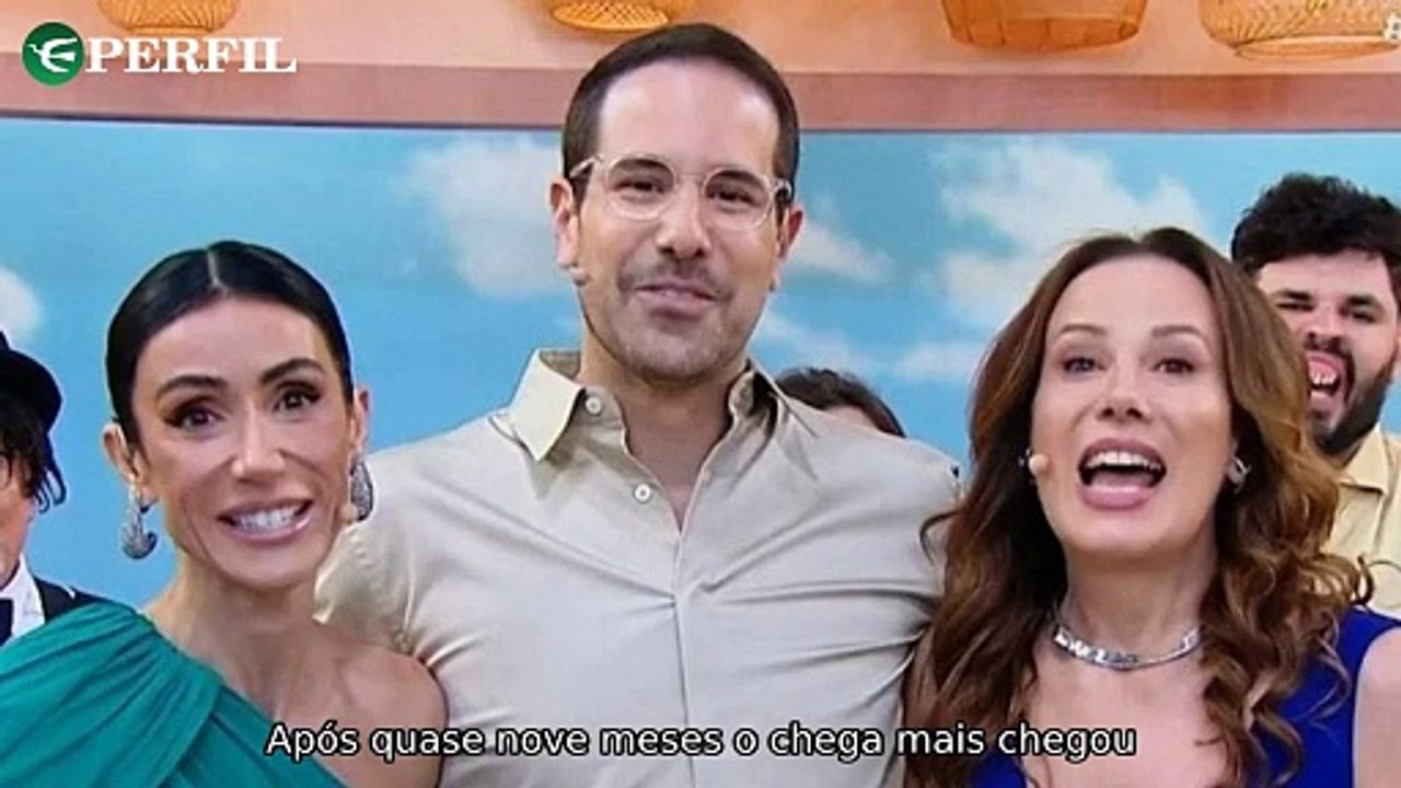 "Despedida polêmica, revelações bombásticas e emoção no velório: os bastidores dos famosos!" - Apresentadores do 'Chega Mais', ex-BBB Hadson e Patricia Abravanel em destaque.