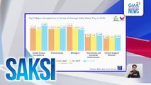 Top 5 na trabaho pagdating sa daily basic pay o arawang sahod, kaya bang bumuhay ng isang pamilya? | Saksi