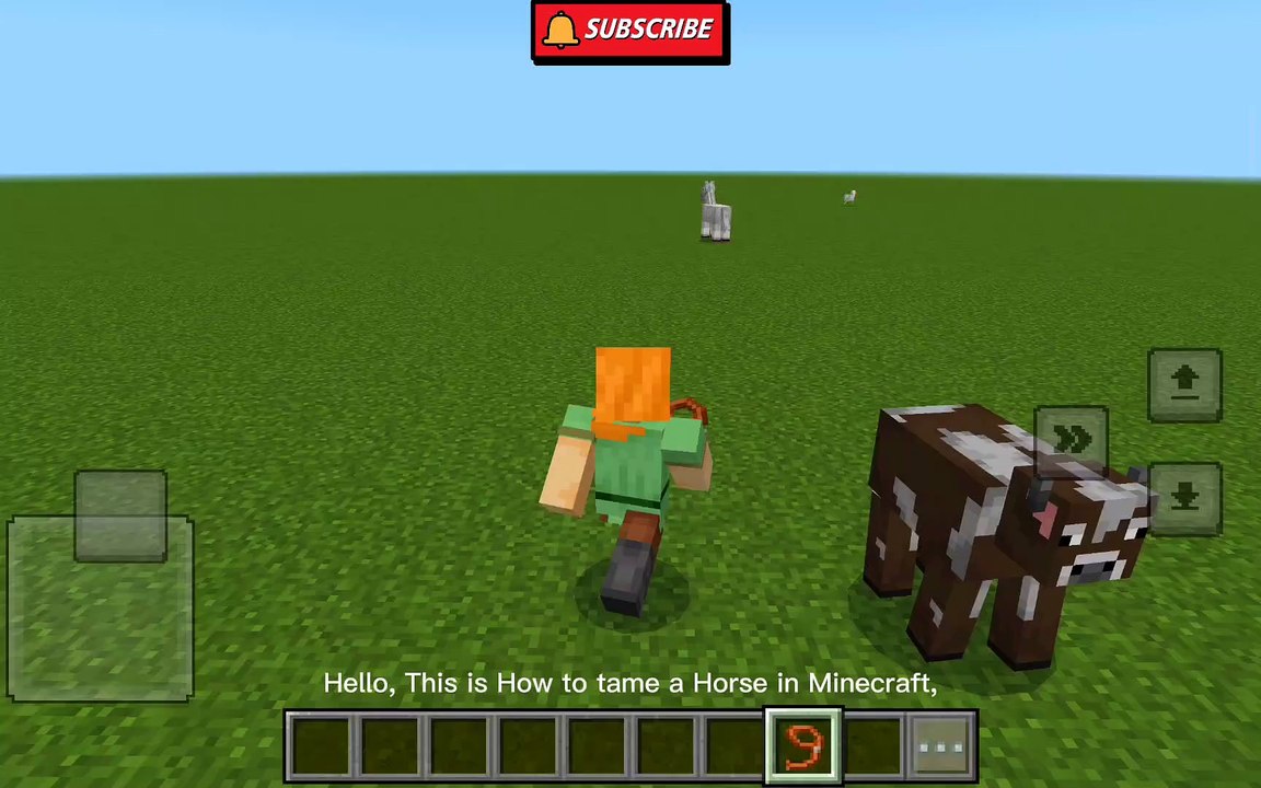 Taming horse in Minecraft