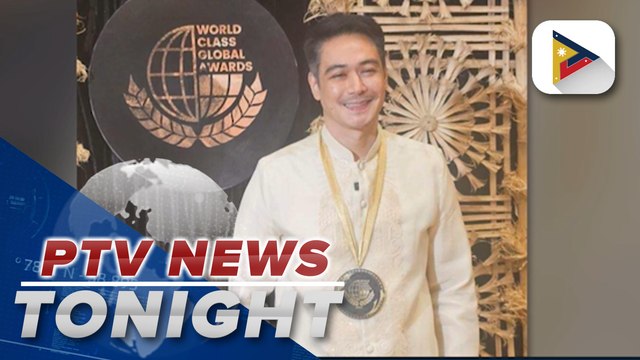 PTV host William Thio gets recognized by the World Class Global Awards Council