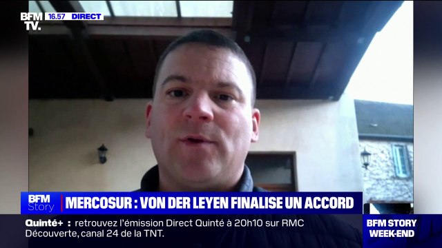 Accord UE-Mercosur: Ursula nous plante un couteau, un poignard dans le dos , affirme le porte-parole de la FNSEA, Yohann Barbe