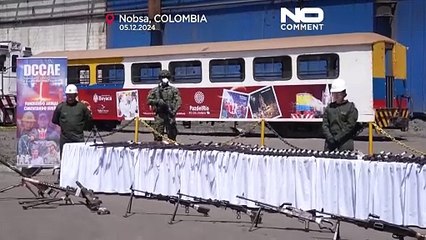 Colombia: oltre 23mila armi sequestrate e fuse per essere riciclate