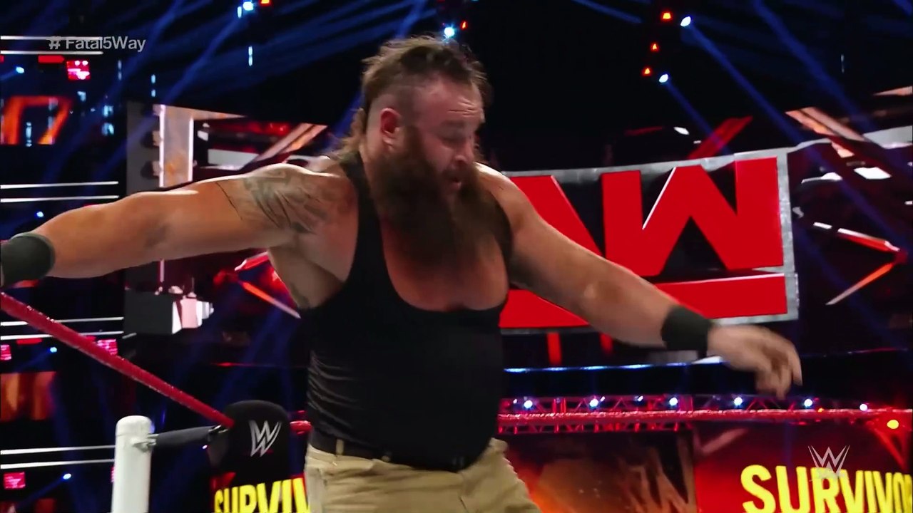 FULL MATCH Reigns vs Owens vs Rollins vs Jericho vs Strow man
