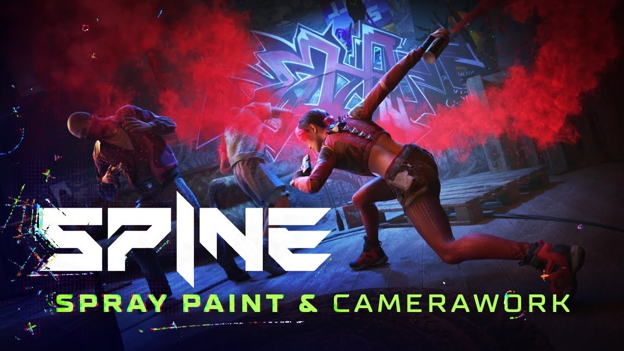 SPINE - Gameplay peinture et mouvements