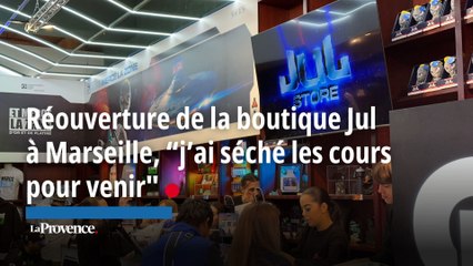 Réouverture de la boutique Jul à Marseille, "j’ai séché les cours pour venir"