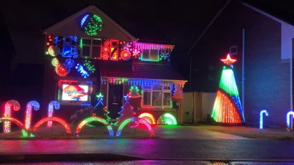 The Liverpool home lit up with 70 thousand lights