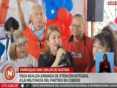 Cojedes | Jornada de atención integral atendió a más de 6 mil militantes del PSUV
