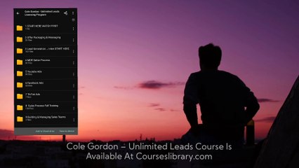 [GET]Cole Gordon Course Unlimited Leads Licensing Program download