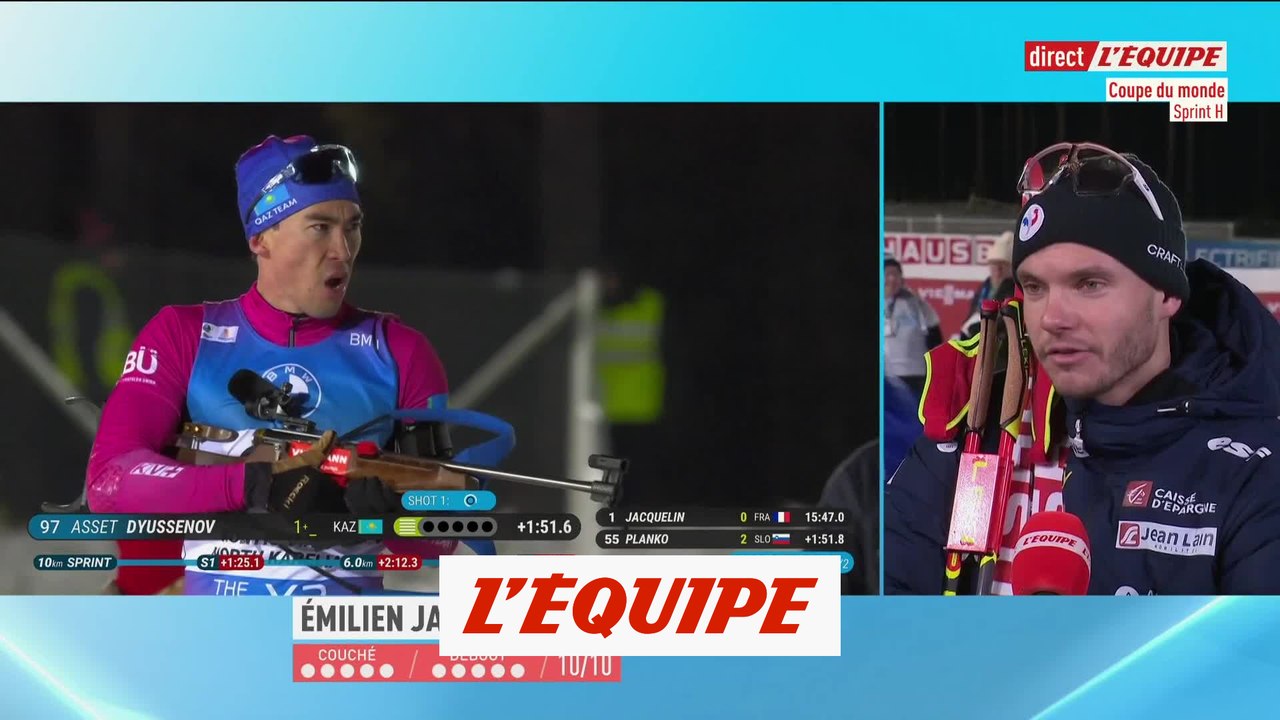 Jacquelin : «J'ai faim» - Biathlon - CM (H)