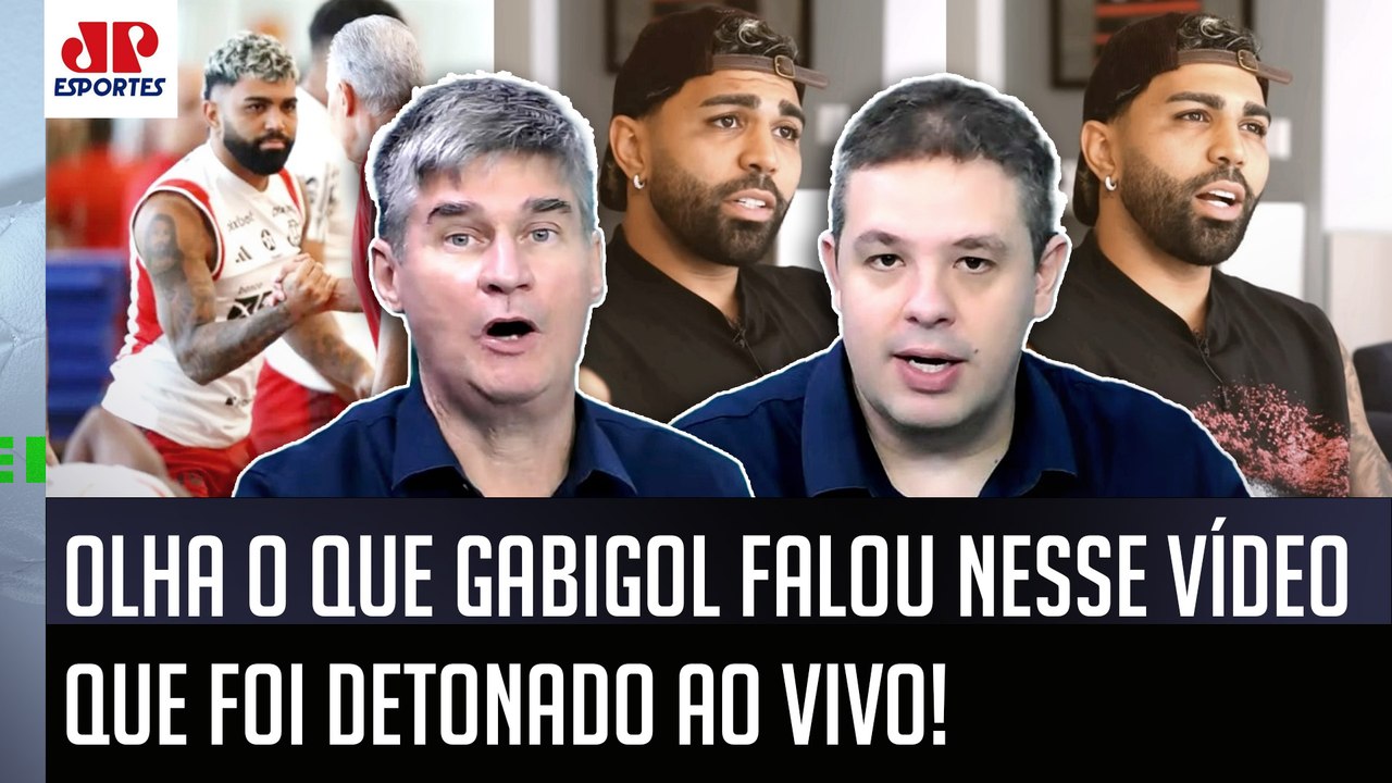 "É LAMENTÁVEL o que o Gabigol tá FAZENDO, cara! Ele FALAR ISSO é..." OLHA esse DEBATE no Flamengo!