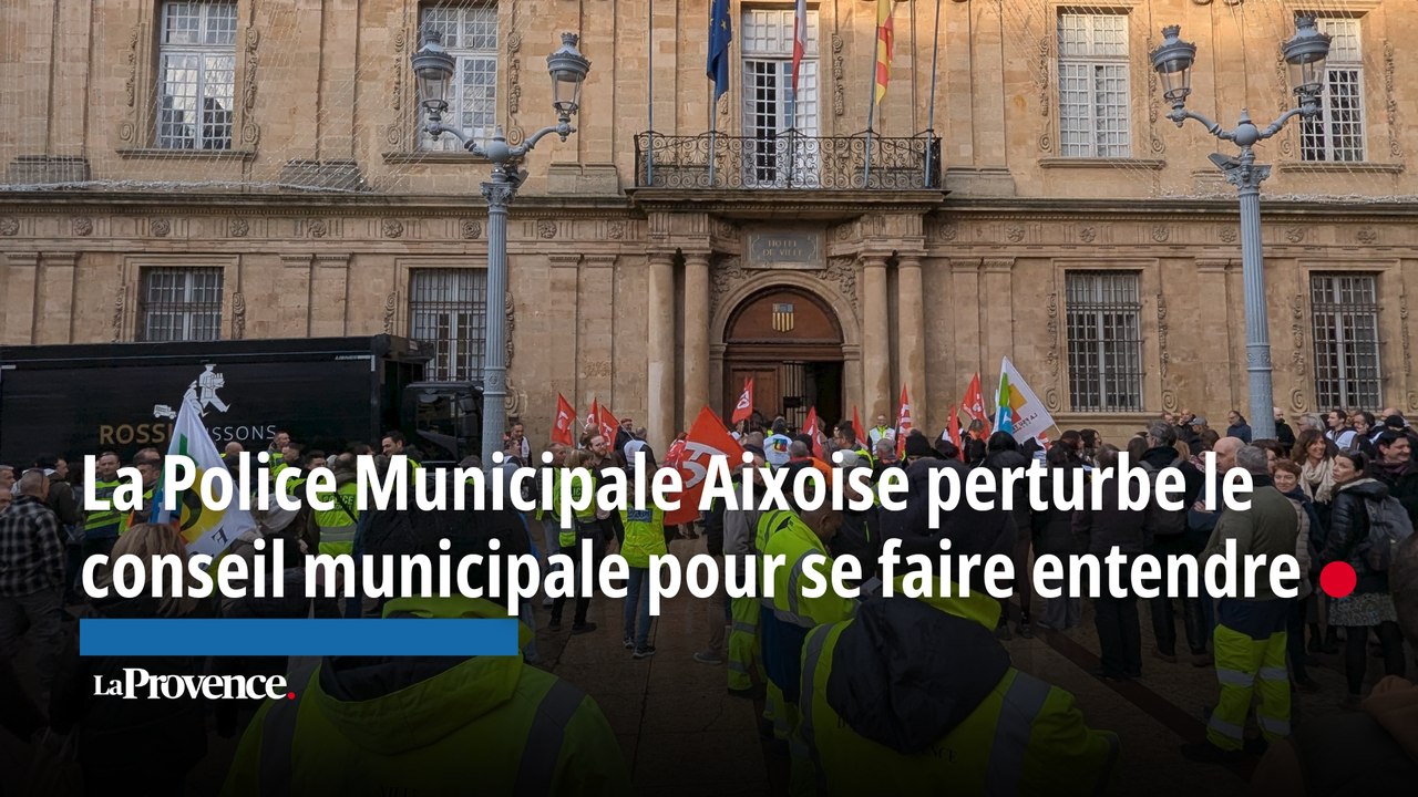 La Police Municipale Aixoise perturbe le conseil municipale pour se faire entendre