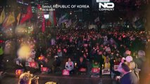 NO COMMENT: Protestas en Corea del Sur para destituir al presidente tras la polémica ley marcial