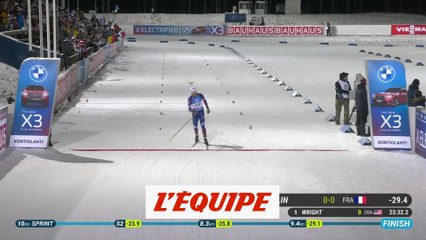 Le résumé du sprint de Kontiolahti - Biathlon - CM (H)