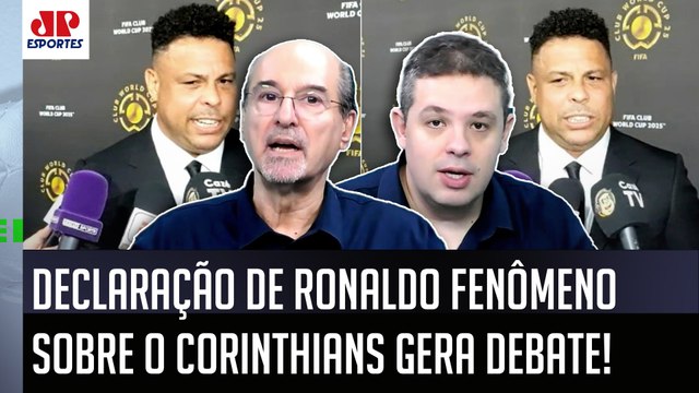 ISSO É SURPREENDENTE! O Ronaldo Fenômeno REVELOU que o Corinthians... OLHA o que GEROU DEBATE!
