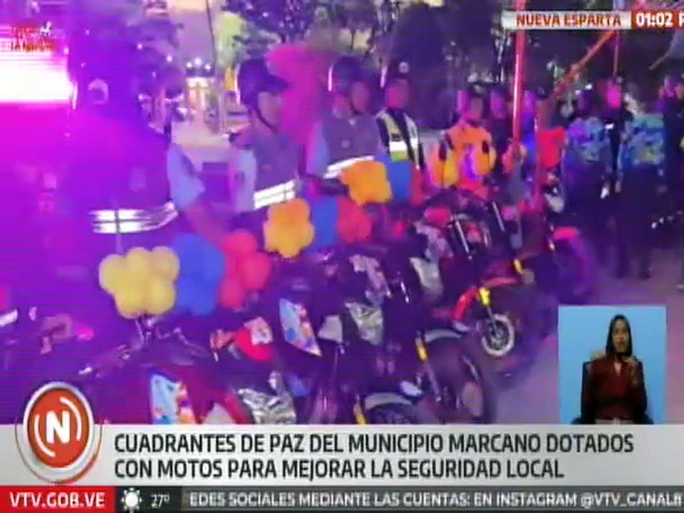 Dotan con unidades móviles a Cuadrantes de Paz en Nueva Esparta