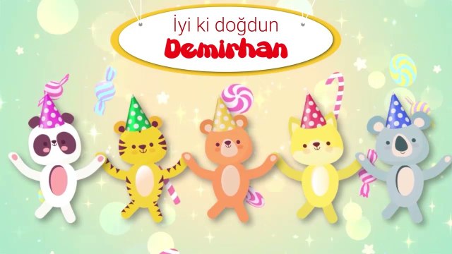 İyi ki Doğdun DEMİRHAN - İsme Özel Çocuk Doğum Günü Şarkısı