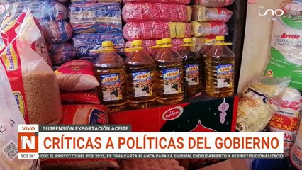 camara de exportadores advierten perdidas por suspension de exportacion de aceite
