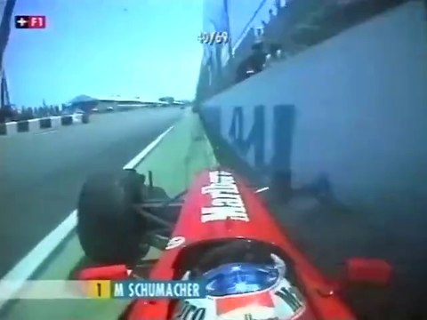 F1 – Michael Schumacher crashes into the wall – Canada 1999