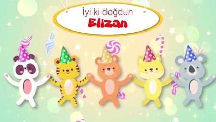 İyi ki Doğdun ELİZAN - İsme Özel Çocuk Doğum Günü Şarkısı