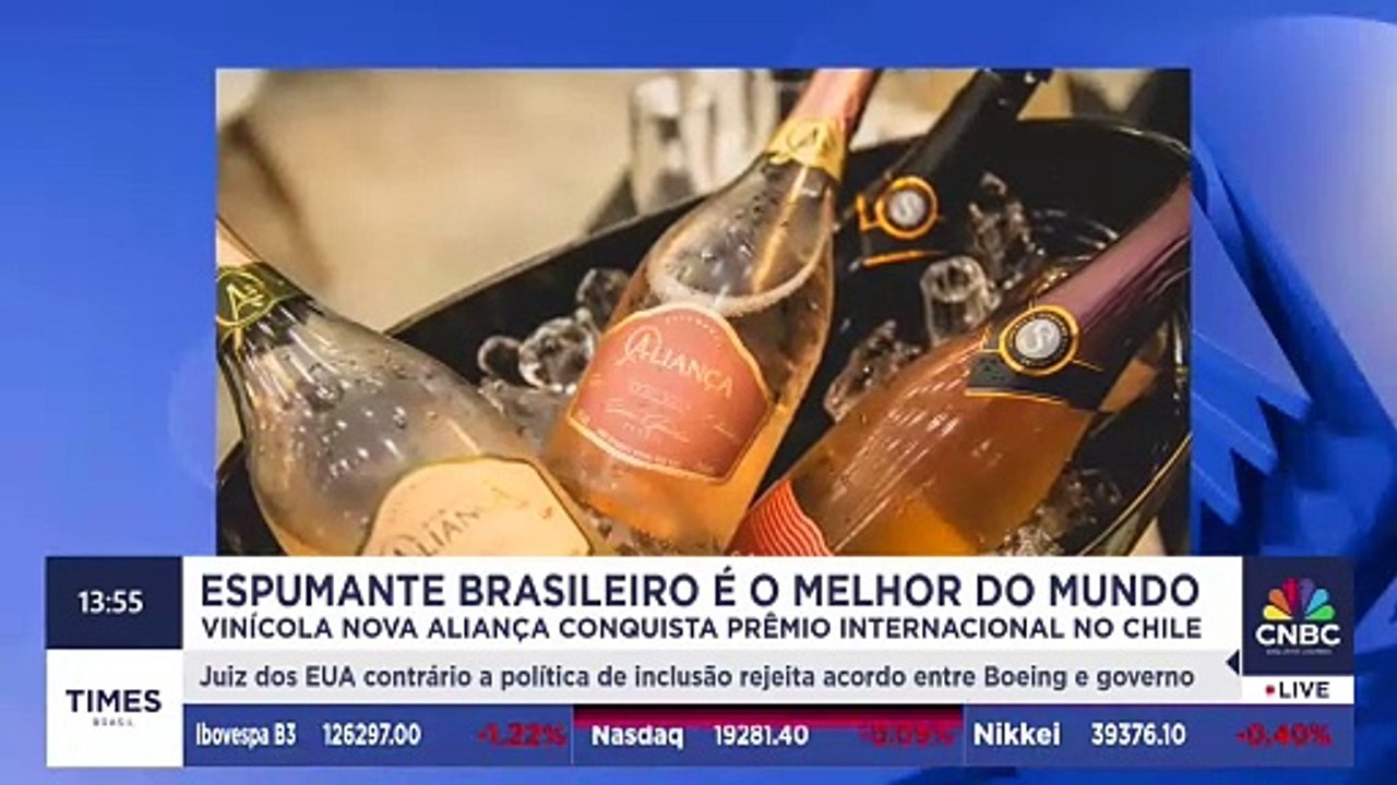 Espumante brasileiro vence concurso e é eleito o melhor do mundo
