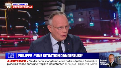 Édouard Philippe: "On n'est pas très loin d'une crise de régime"