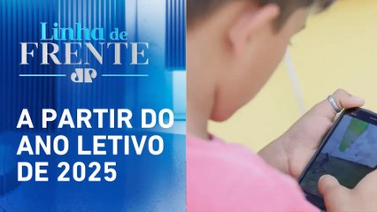 Tarcísio sanciona lei que proíbe celular em escolas | LINHA DE FRENTE