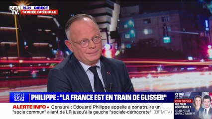 Édouard Philippe au sujet du RN: "Je suis d'avis de respecter tous les élus de la République"