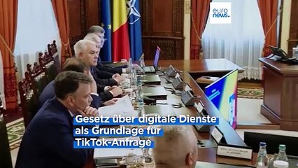 Wahlen in Rumänien: EU fordert Antworten von TikTok