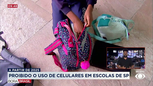 Uso de celulares é proibido dentro de escolas públicas e particulares de SP
