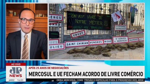 ACORDO MERCOSUL-UE / RECURSO DE BOLSONARO CONTRA MORAES | LINHA DE FRENTE 06/12/2024