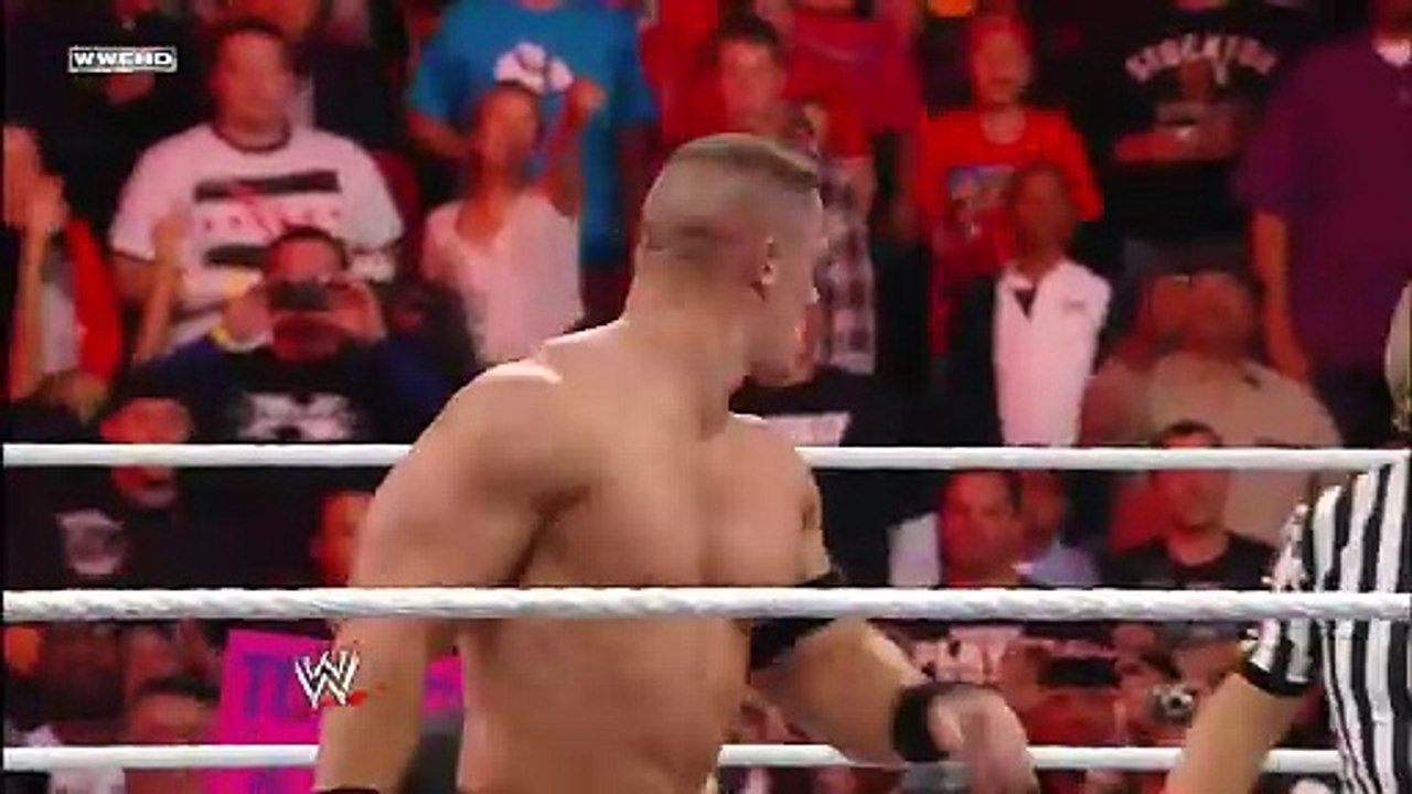 A horror movie icon attacks John Cena Raw Oct 31 2011