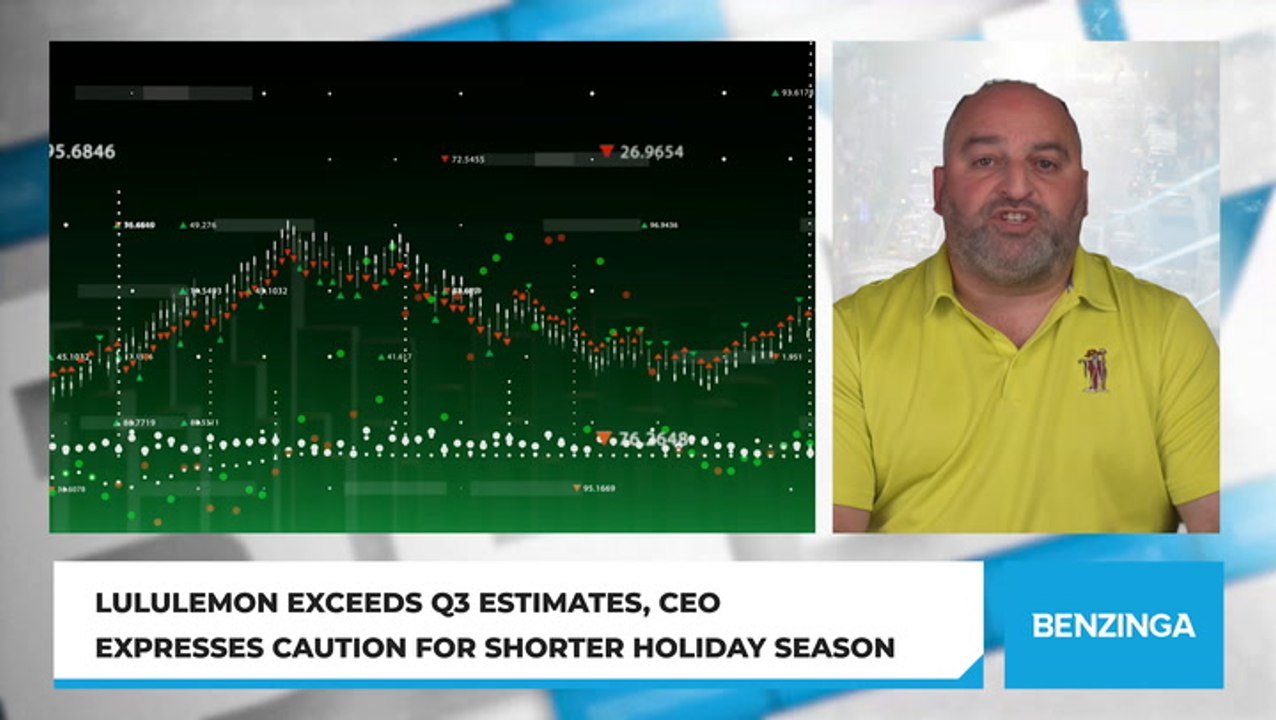 Lululemon Exceeds Q3 Estimates, CEO Expresses Caution For Shorter Holiday Season