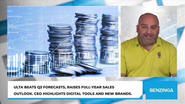 Ulta Beats Q3 Forecasts, Raises Full-Year Sales Outlook. CEO Highlights Digital Tools And New Brands.