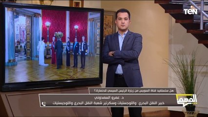 قناة السويس وجيوب المصريين هيستفيدو ايه من زيارة الرئيس السيسي للدنمارك..خبير نقل بحري يكشف التفاصيل